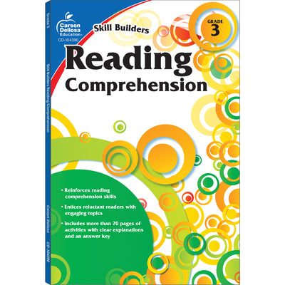 Reading Comprehension, Grade 3 -- Carson Dellosa Education, Paperback