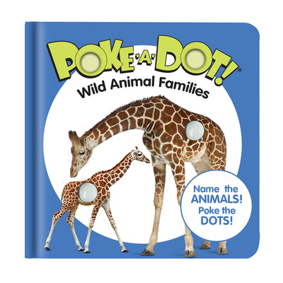 Poke-A-Dot - Wild Animal Families -- Melissa & Doug, Board Book