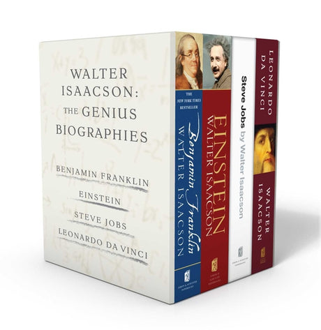Walter Isaacson: The Genius Biographies: Benjamin Franklin, Einstein, Steve Jobs, and Leonardo Da Vinci -- Walter Isaacson, Paperback