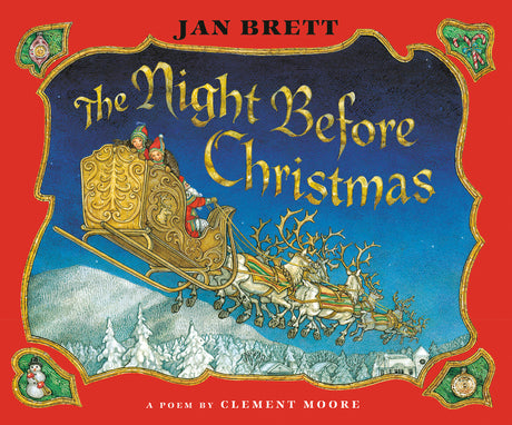 The Night Before Christmas -- Jan Brett, Board Book