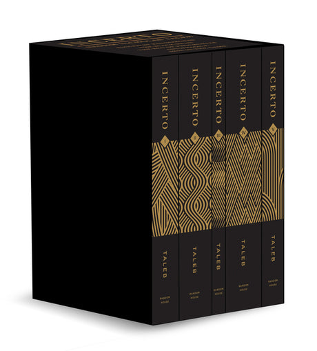 Incerto (Deluxe Edition): Fooled by Randomness, the Black Swan, the Bed of Procrustes, Antifragile, Skin in the Game -- Nassim Nicholas Taleb, Hardcover