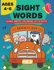 60 Sight Words for Kids Ages 4-6: Sight Words for Toddlers, Activity Book for Preschool and Kindergarten by Bidden, Laura