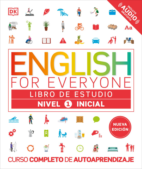 English for Everyone Nivel 1 Inicial: Libro de Estudio: Edición En Español -- DK, Other
