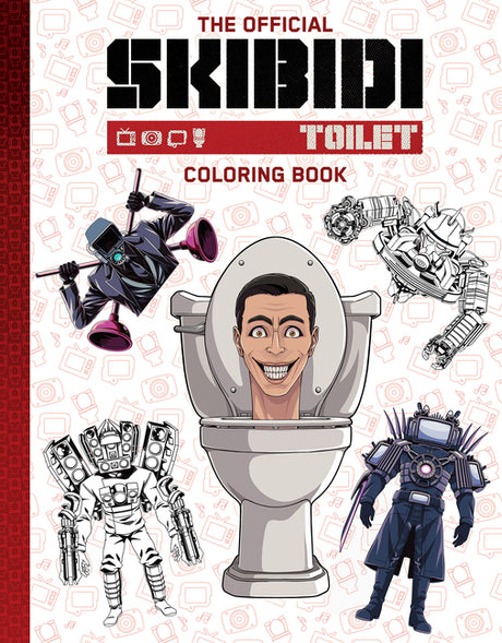 The Official Skibidi Toilet Coloring Book -- Scholastic, Paperback