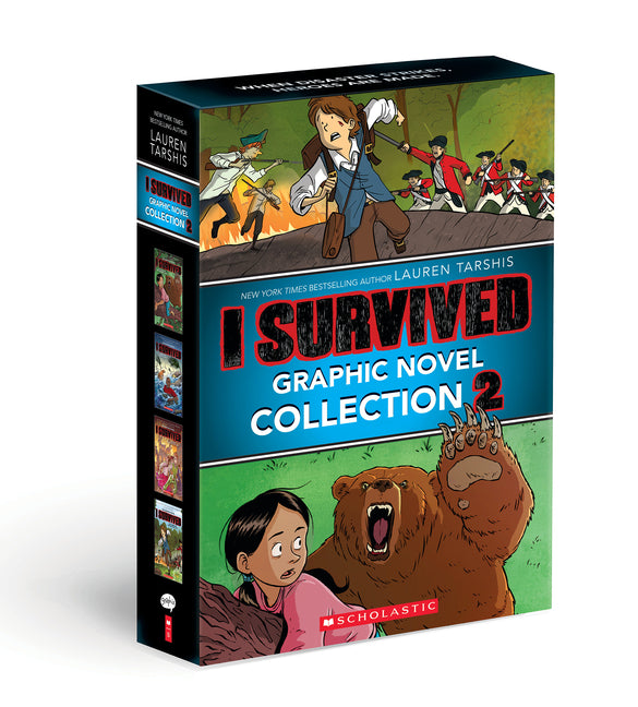 I Survived Graphic Novels #5-8 Box Set -- Lauren Tarshis, Hardcover