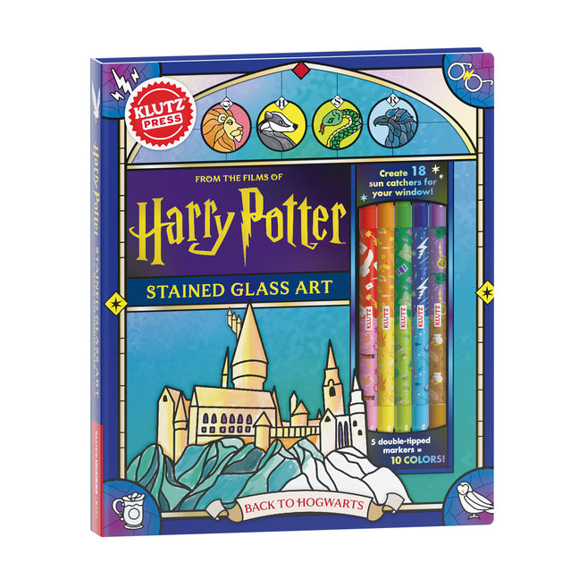 Harry Potter Stained Glass Back to Hogwarts -- Klutz Press, Hardcover