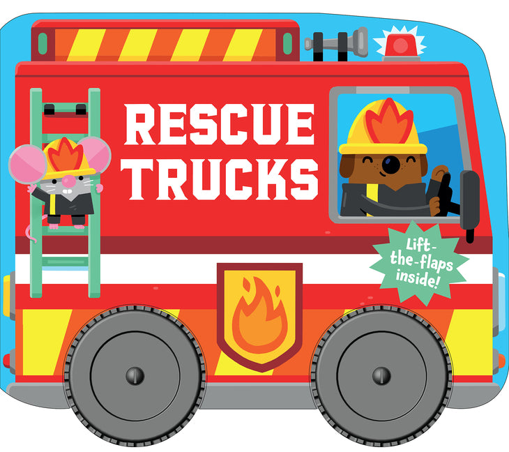 Spin & Lift: Rescue Trucks -- Ilanit Oliver, Paperback