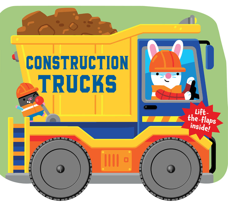 Spin & Lift: Construction Trucks -- Ilanit Oliver, Paperback