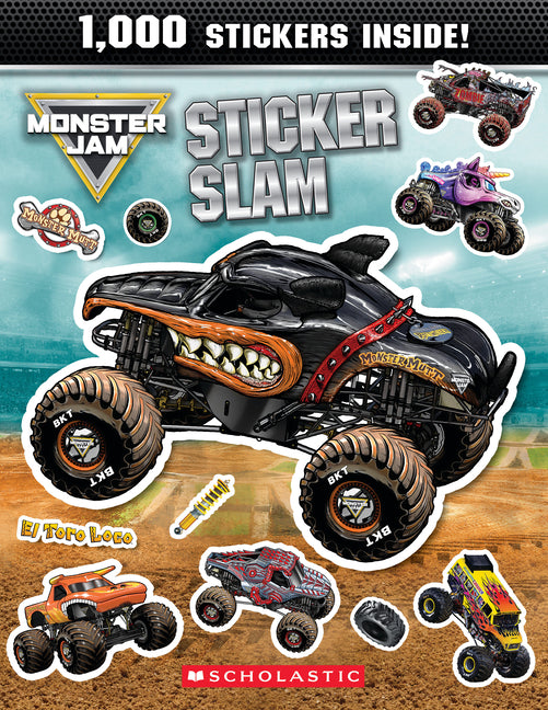 Monster Jam Sticker Slam -- Scholastic, Paperback