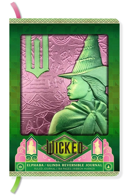 Wicked: Elphaba / Glinda Reversible Sculpted Journal -- Insight Editions, Hardcover