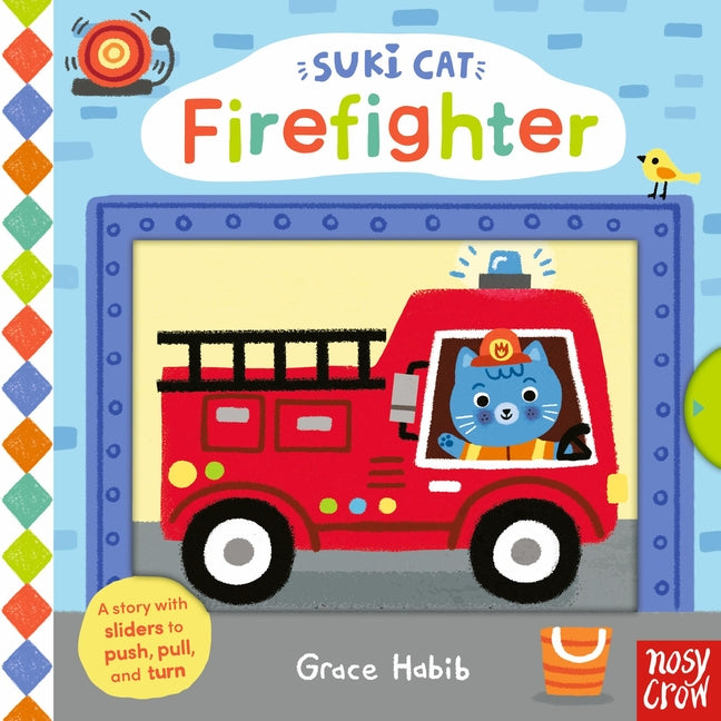 Suki Cat: Firefighter -- Grace Habib, Board Book