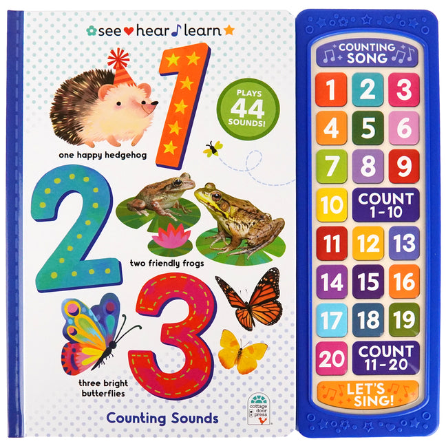 123 (See Hear Learn) -- Jaye Garnett, Board Book