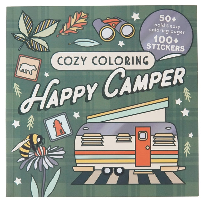 Cozy Coloring Happy Camper -- Danbee Park, Paperback