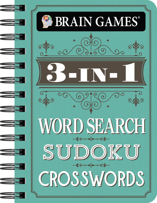 Brain Games - To Go - 3-In-1: Word Search, Sudoku, Crosswords -- Publications International Ltd, Spiral