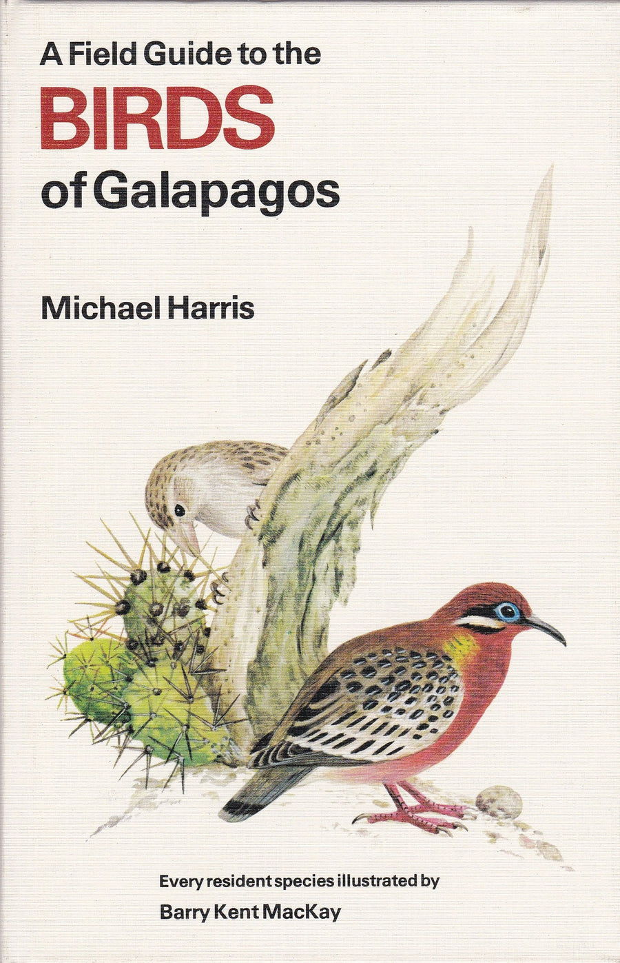 Used - Good | A Field Guide to the Birds of the Galapagos -- Michael Harris, Hardcover