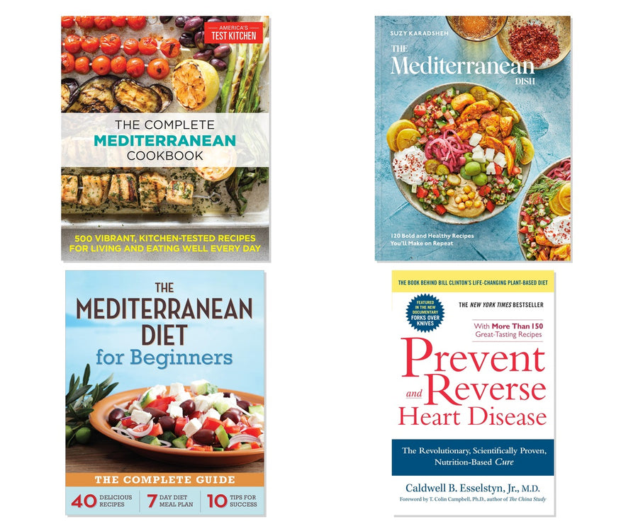 Mediterranean Health Kitchen 4-Book Complete Bundle Set - Cookbooks & Diet, Paperback