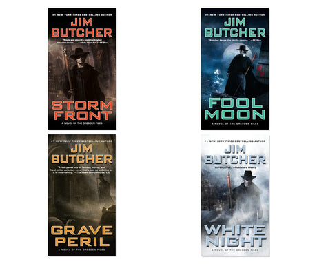 Dresden Files Urban Fantasy 4-Book Starter Collection, Mass Market Paperbound