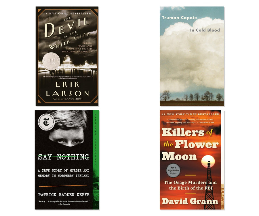 True Crime Masterpieces 4-Book Complete Bundle Set, Paperback