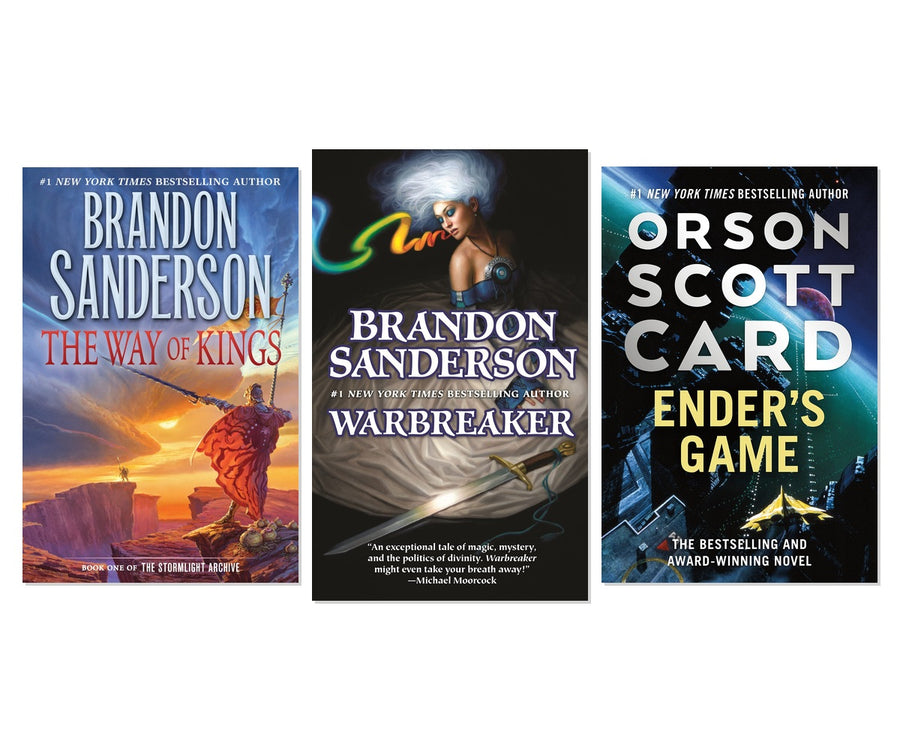 Brandon Sanderson Fantasy Starter 3-Book Collection, Hardcover