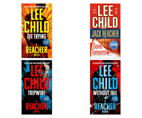 Jack Reacher Action Pack 4-Book Complete Bundle Set by Lee Child, Mass Market Paperbound