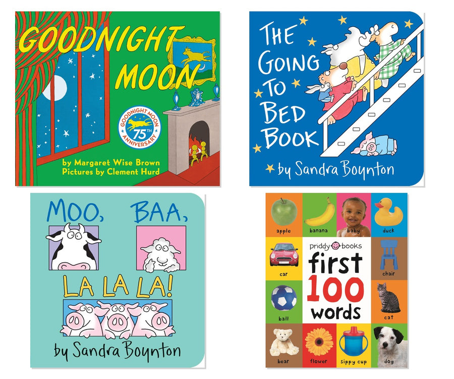 Baby's First Books 4-Book Collection - Classic Bedtime & Learning, Board Book