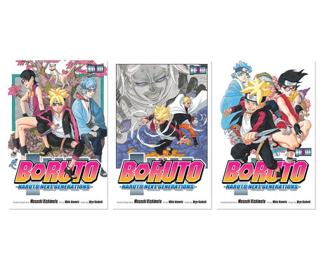 Boruto Next Gen Starter Pack Vol. 1-3 3-Book Manga Bundle Set, Paperback