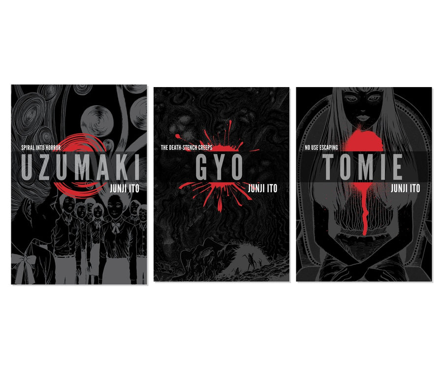 Junji Ito Horror Masterpieces 3-Book Collection - Deluxe Editions, Hardcover