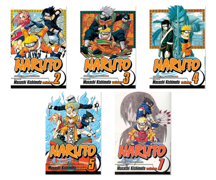 Naruto Classic Manga 5-Book Collection - Essential Volumes, Paperback