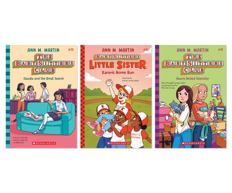 Baby-Sitters Club Blended Family Drama Vol. 18, 31, 33 3-Book Bundle Set, Paperback