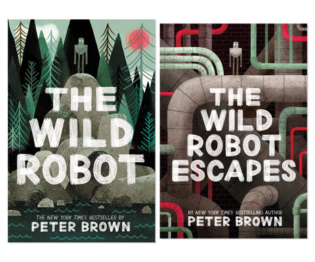 Wild Robot Adventure Duo Vol. 1-2 2-Book Series Bundle Set, Paperback