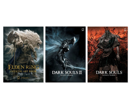 FromSoftware Video Game Art 3-Book Collection - Dark Souls & Elden Ring, Hardcover