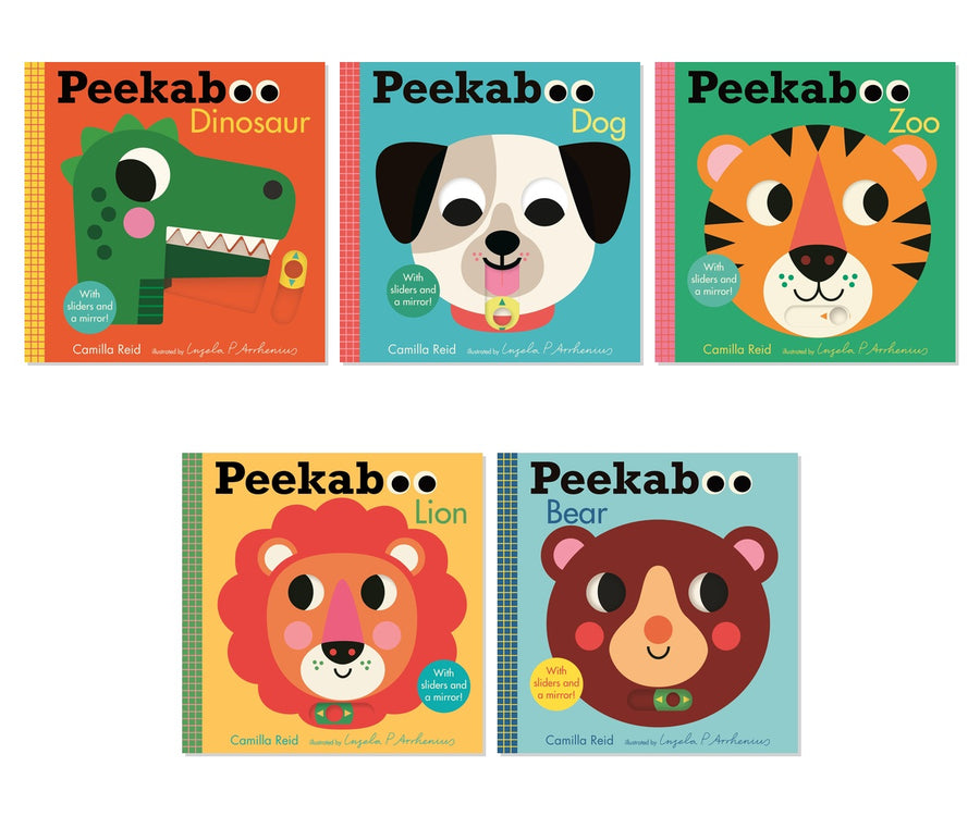 Peekaboo Animal Adventures 5-Book Interactive Board Book Collection, Board Book