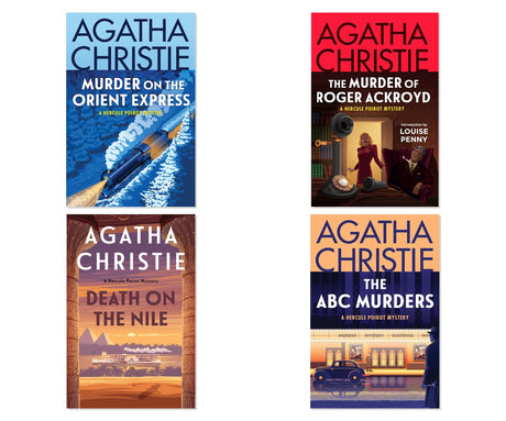 Hercule Poirot Greatest Cases 4-Book Mystery Collection - Agatha Christie, Paperback