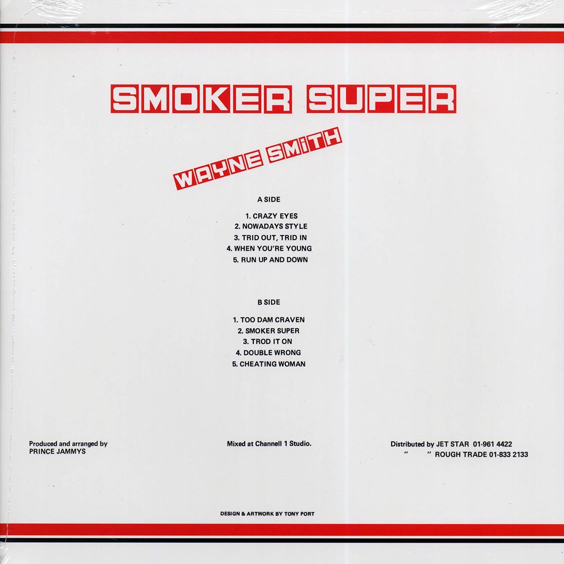 Wayne Smith - Smoker Super (2014 FIRST PRESS) - Vinyl LP, LP