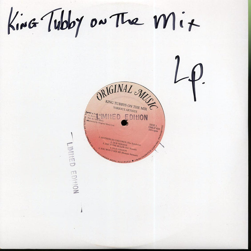 King Tubby, The Symbals, Roman Stewart, Jah Woosh, Errol Holt, Etc. - On The Mix Volume 1 - Vinyl LP