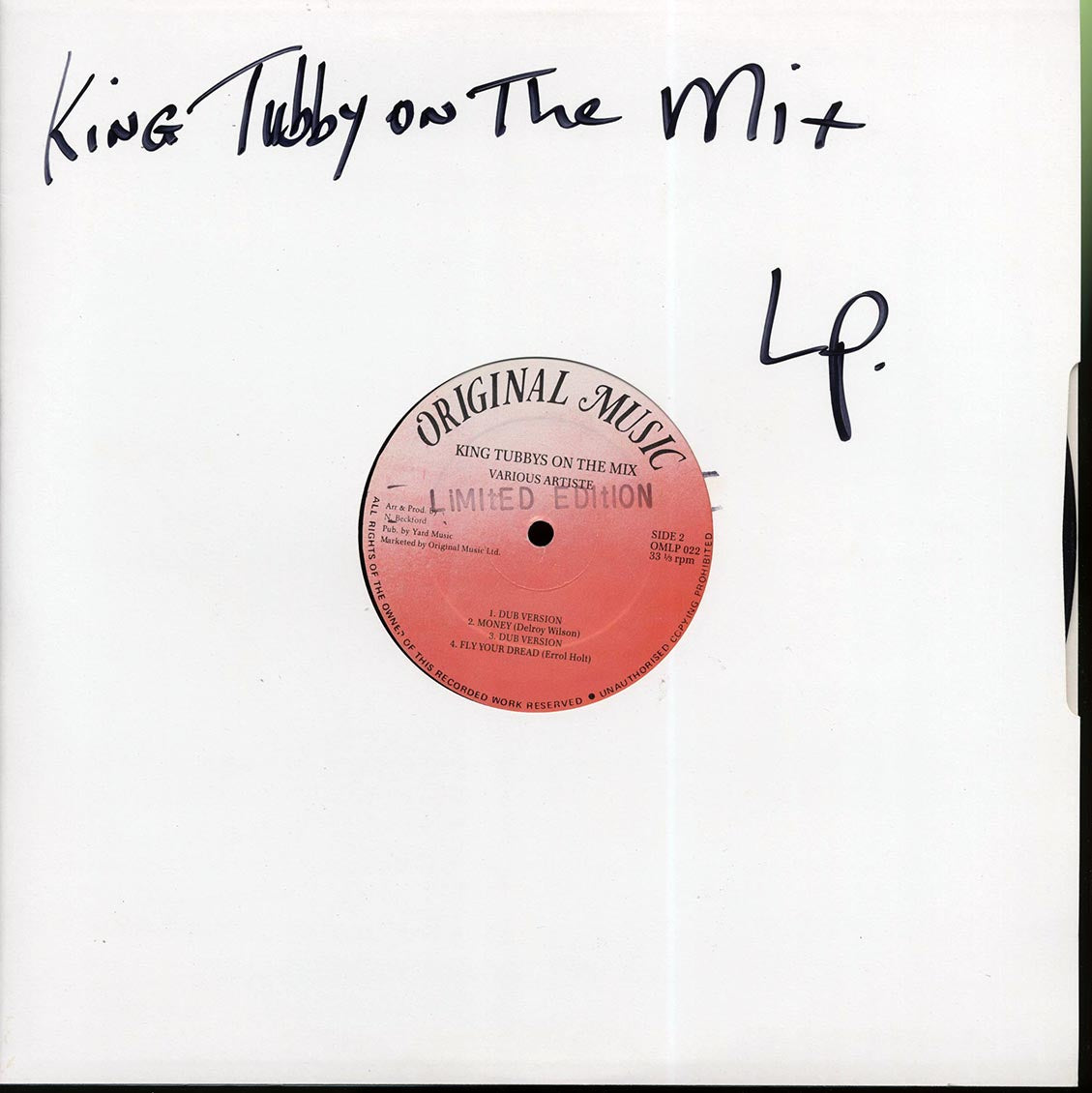 King Tubby, The Symbals, Roman Stewart, Jah Woosh, Errol Holt, Etc. - On The Mix Volume 1 - Vinyl LP, LP