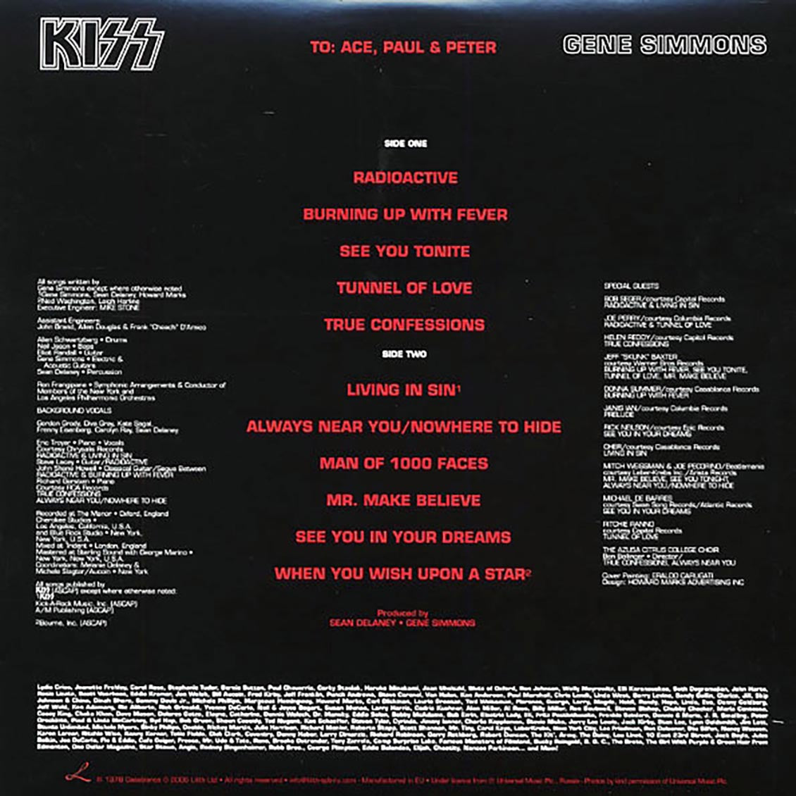 Kiss - Gene Simmons (picture disc) - Vinyl LP, LP