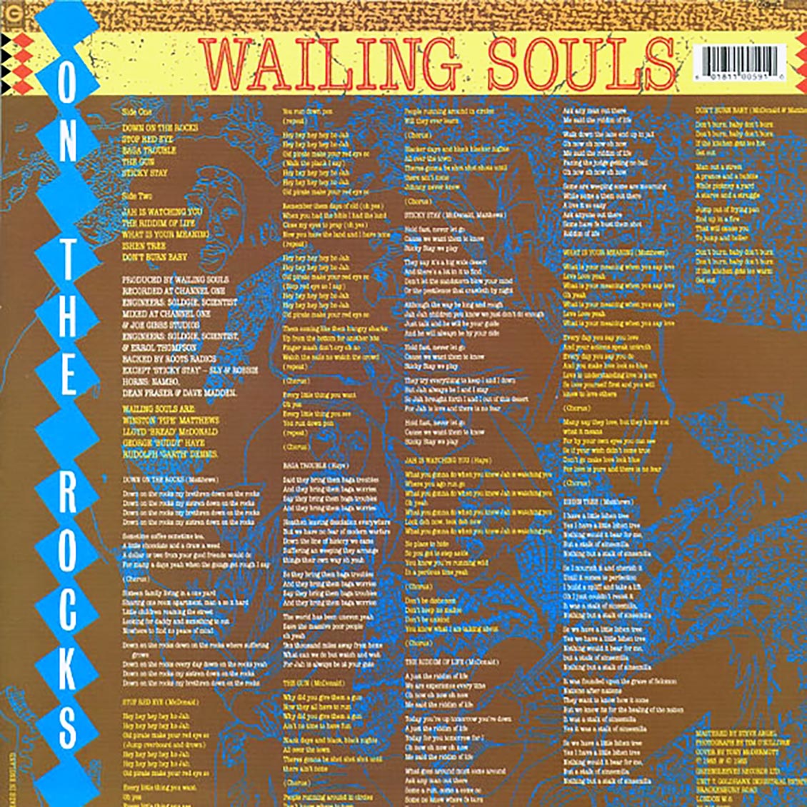Wailing Souls - On The Rocks - Vinyl LP, LP