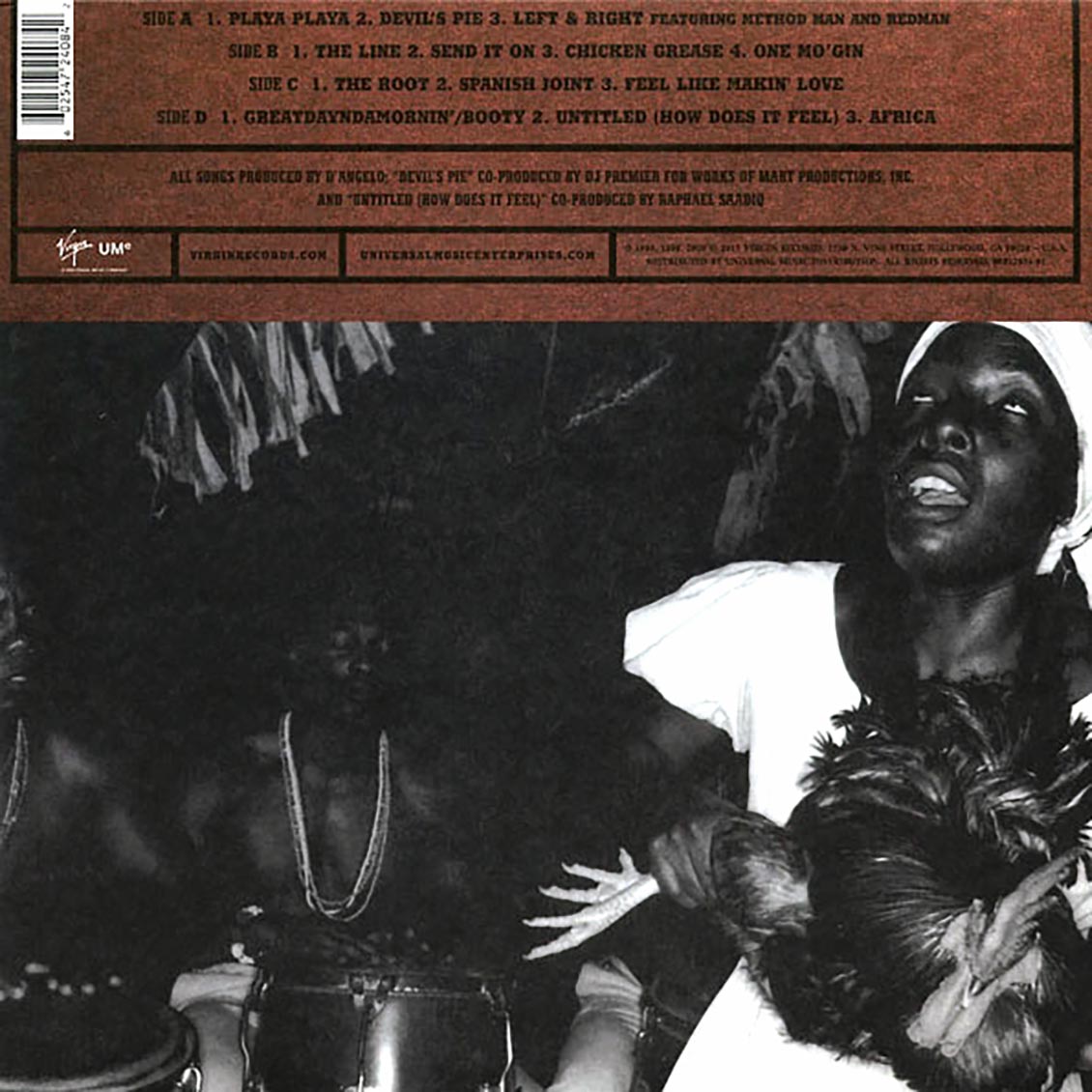 D'Angelo - Voodoo (2xLP) (180g) - Vinyl LP, LP