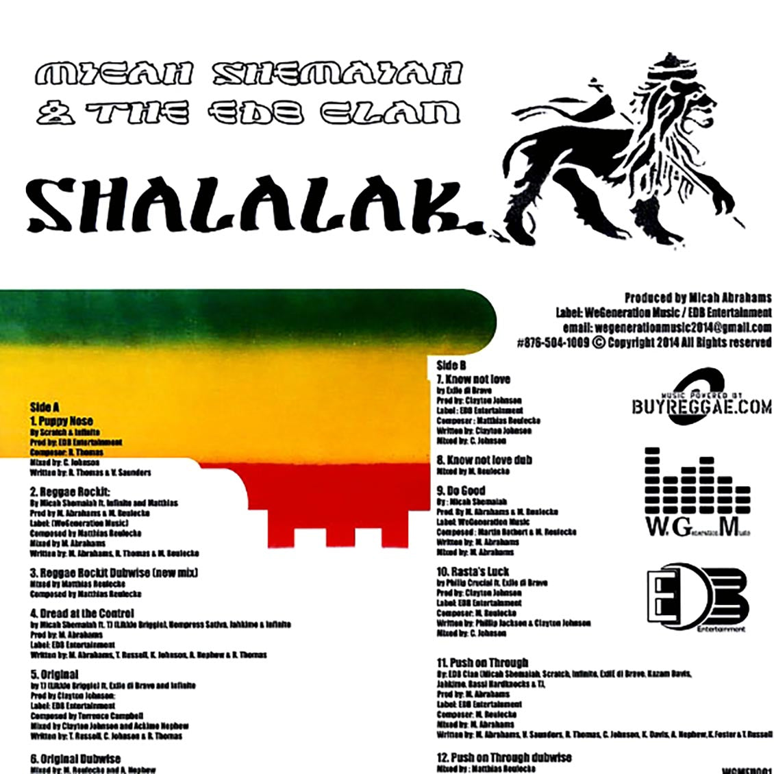 Micah Shemaiah & The EBD Clan - Shalalak: Rockers Rebirth - Vinyl LP, LP