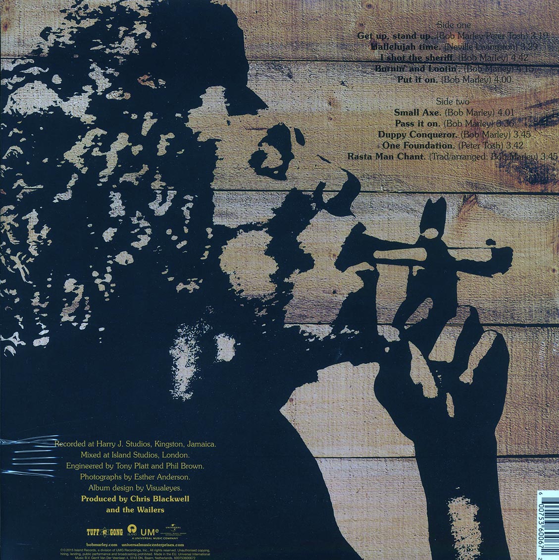 Bob Marley - Burnin' (180g) - Vinyl LP, LP