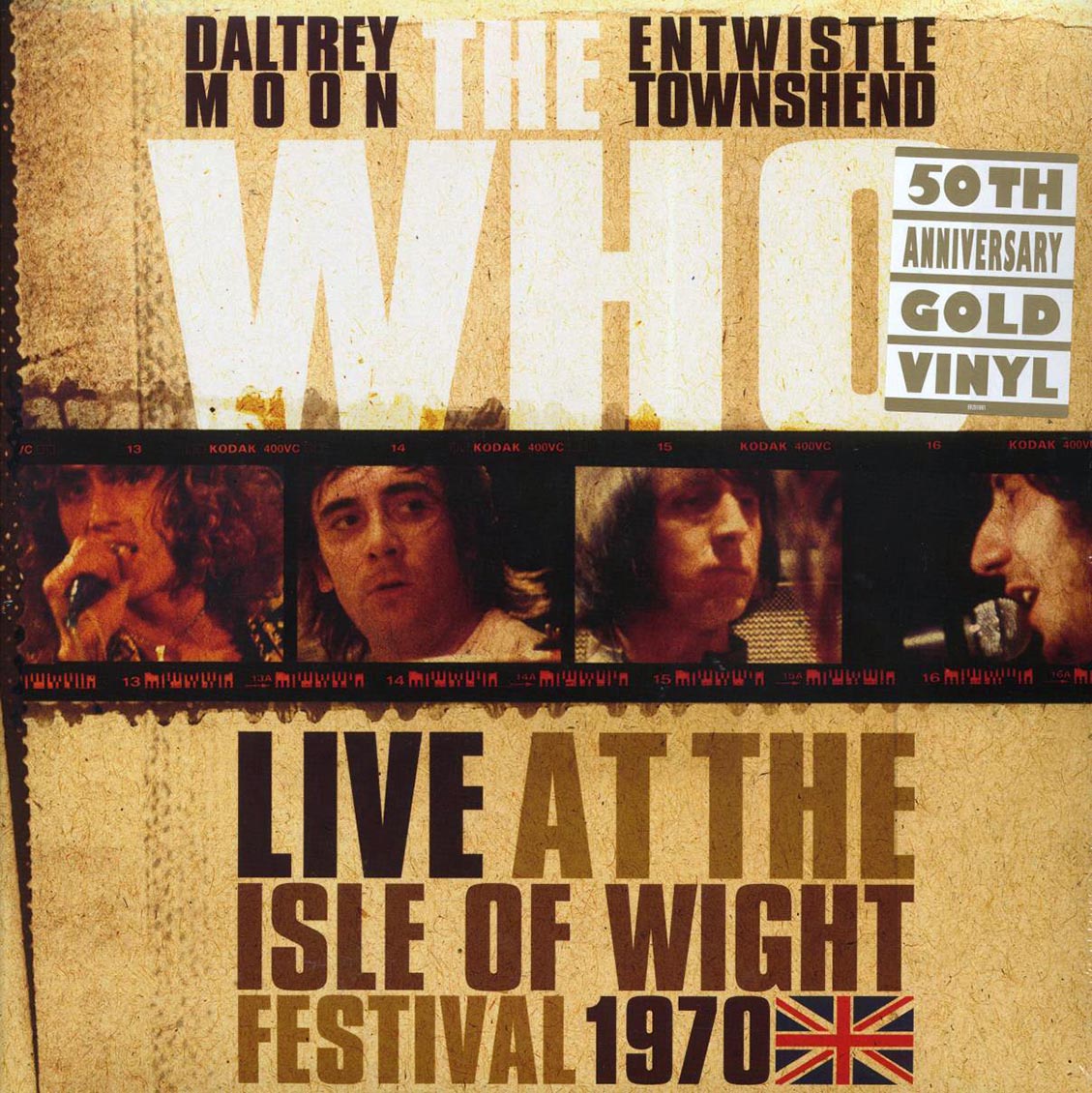 The Who - Live At The Isle Of Wight Festival 1970 (ltd. ed.) (3xLP) (remastered) (gold vinyl) - Vinyl LP