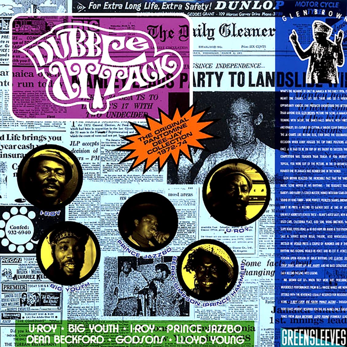 Glen Brown, I Roy, Prince Jazzbo, Big Youth, Etc. - Dubble Attack: The Original Pantomine Dee-Jay Collection 1972-74 - Vinyl LP