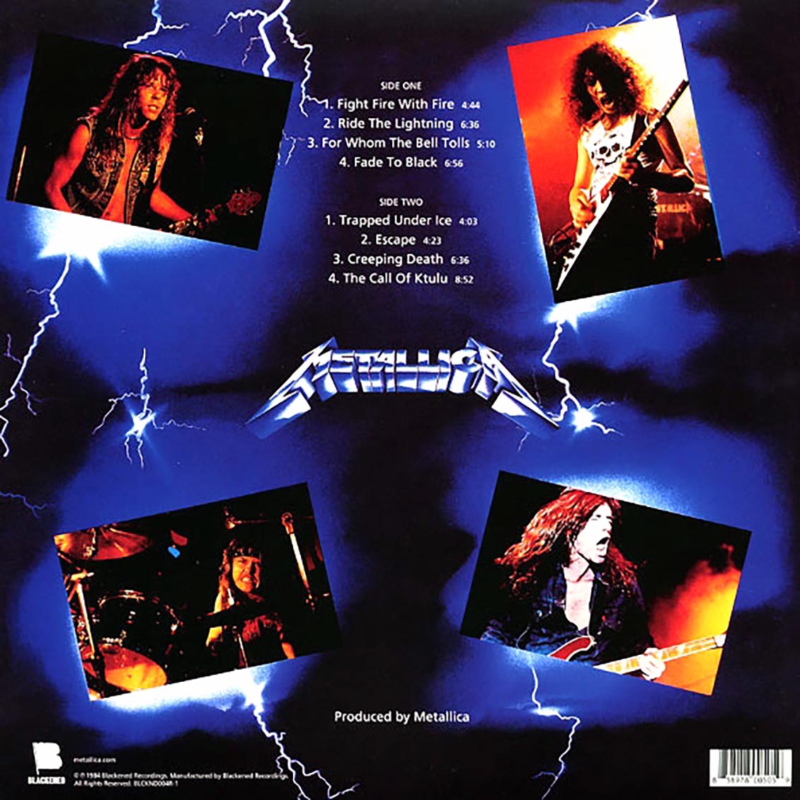 Metallica - Ride The Lightning (180g) - Vinyl LP, LP