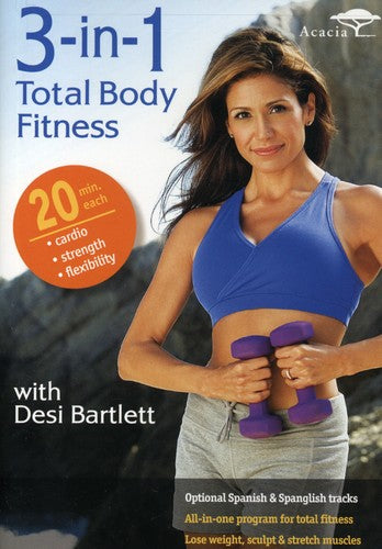3-In-1 Total Body Fitness With Desi, 3-In-1 Total Body Fitness With Desi, DVD