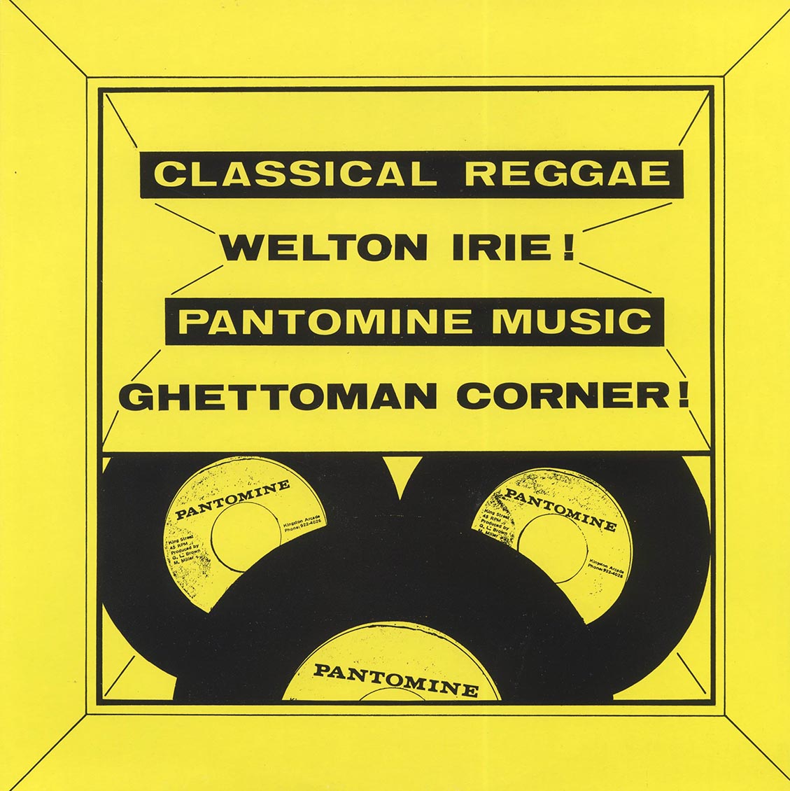 Welton Irie - Ghetto Man Corner (ltd. ed.) - Vinyl LP