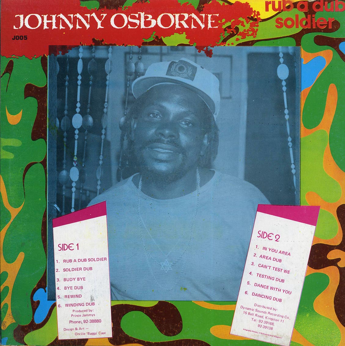 Johnny Osbourne - Rub A Dub Soldier (1985 FIRST PRESS) (Jamaica press) (orig. press) - Vinyl LP, LP