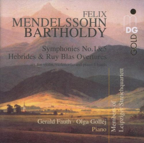 Symphony No 5 Hebriden Overture -- Mendelssohn / Seidel / Moosdorf / Fauth / Gollej, CD