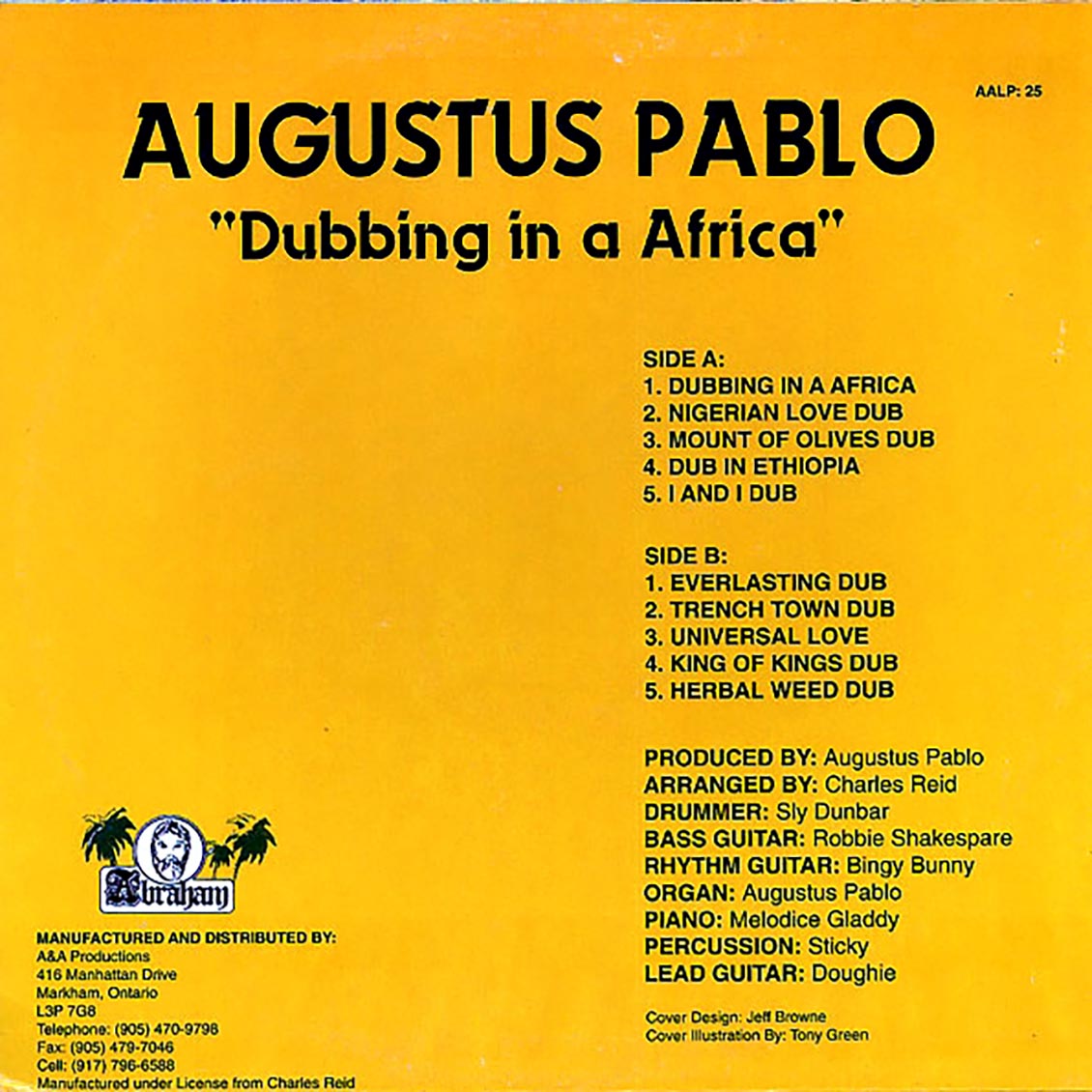 Augustus Pablo - Dubbing In A Africa - Vinyl LP, LP