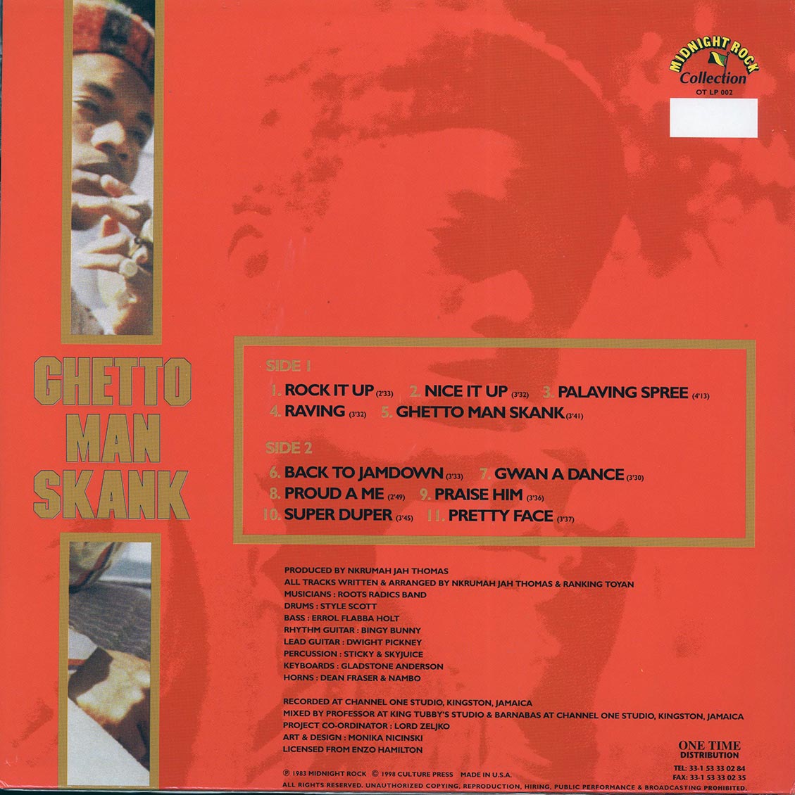 Toyan - Ghetto Man Skank - Vinyl LP, LP